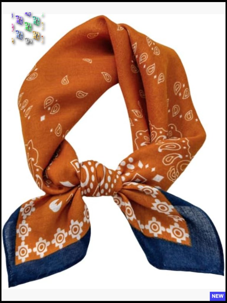 27x27 Square Scarf Versatile Head Wrap Neck Scarf Fashion Accessory Cotton Feel